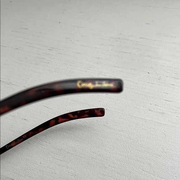 SAM EDELMAN Metallic Rose Gold Oversized Frame Sunglasses - Picture 5 of 10